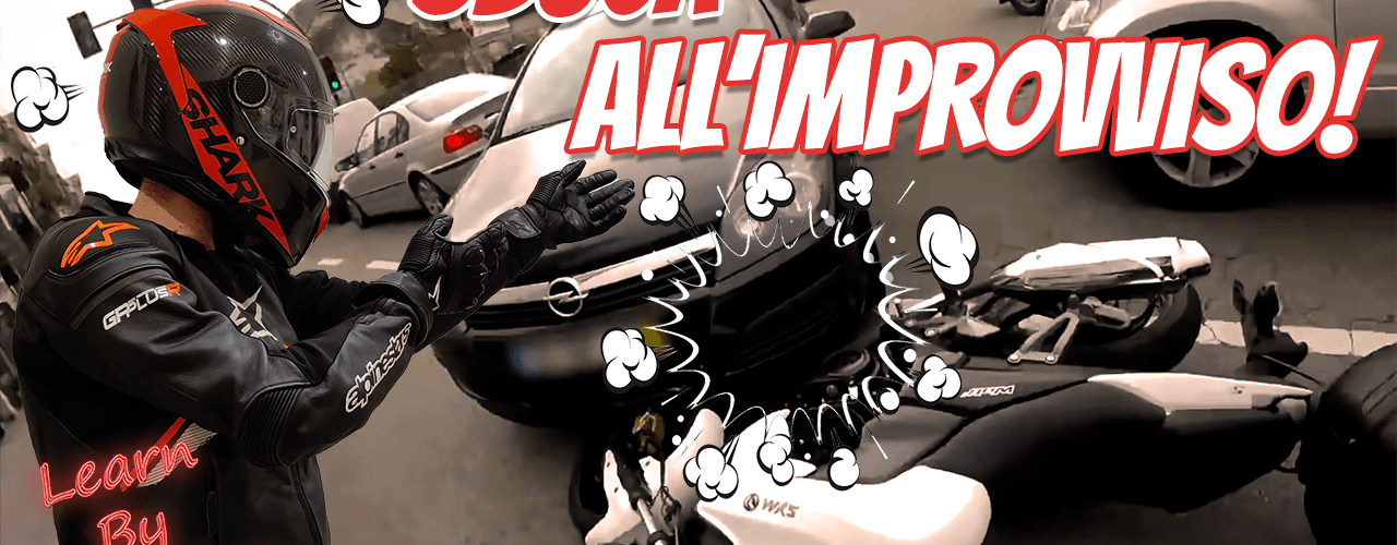 Sbuca all'improvviso e l'impatto è inevitabile