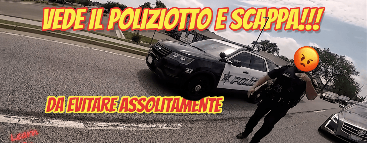 Scappa dalla Polizia