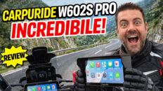 Carpuride W602S PRO il miglior CarPlay per moto Test completo + prova su strada