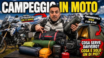 ATTREZZATURA CAMPEGGIO in MOTO Cosa Serve DAVVERO (e cosa NO)