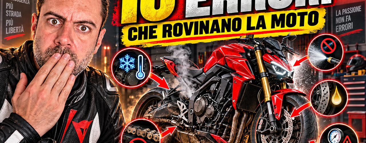 10 ERRORI che ROVINANO la tua MOTO (e che facciamo QUASI TUTTI!)