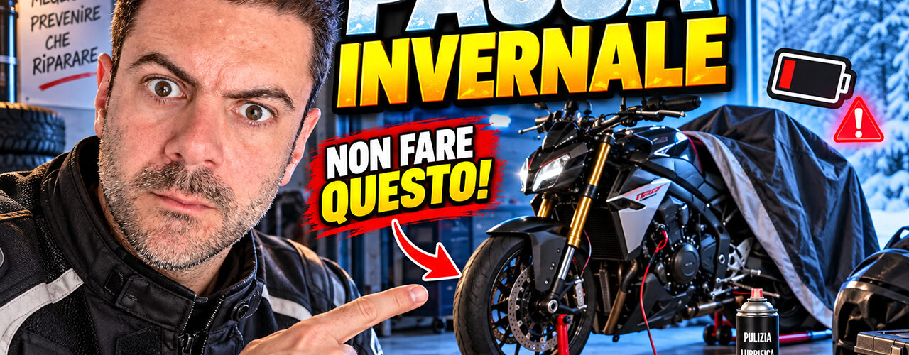 MOTO FERMA PER L'INVERNO Ecco gli ERRORI che la ROVINANO!