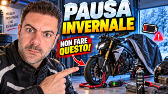 MOTO FERMA PER L'INVERNO Ecco gli ERRORI che la ROVINANO!